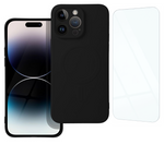 Etui do iPhone 15 Pro Max MagSafe czarne + Szkło