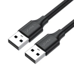 Ugreen kabel przewód USB 2.0 (męski) - USB 2.0 (męski) 1,5 m czarny (US128 10310)