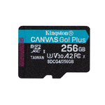 Kingston karta pamięci 256GB microSDXC Canvas Go Plus Gen4 200MB/s A2 U3 V30