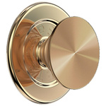 Uchwyt i podstawka do telefonu Popsockets Round Radial Gold Aluminum MagSafe złoty 807259
