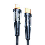 Joyroom kabel szybko ładujący z inteligentnym wyłącznikiem USB-C - Lightning 20W 1.2m czarny (S-CL020A3)