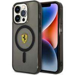 Ferrari FEHMP14LURKK iPhone 14 Pro 6,1" czarny/black hardcase Translucent Magsafe