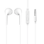 Dudao douszne przewodowe słuchawki mini jack 3.5mm zestaw słuchawkowy biały (X10S white)