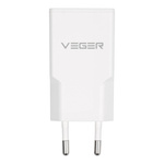 VEGER ładowarka sieciowa USB A + USB C QC PD 30W 30W1A1C biała