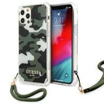 Guess GUHCP12LKSARKA iPhone 12 Pro Max 6,7" zielony/khaki hardcase Camo Collection