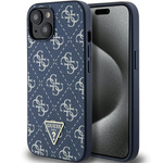 Oryginalne Etui GUESS hardcase 4G Triangle Metal Logo GUHCP15MPG4GPB do Iphone 14 Plus/ 15 Plus niebieski