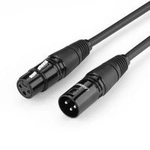 Ugreen przedłużacz kabel audio przewód mikrofonowy do mikrofonu XLR (żeński) - XLR (męski) 3 m (AV130)