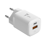 ŁAD SIEC T-PHOX HANDY SERIES 33W T-PP08 USB/USB-C WHITE