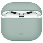 UNIQ etui Lino AirPods 4 Silicone        zielony/iceplant green