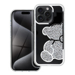 Futerał TEDDY BEAR do IPHONE 16e (SE 4 2025) srebrny