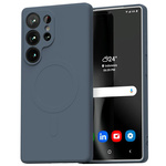 Mercury MagSafe Semi-Silicone Sam S25    Ultra S938 granatowy /sierra blue