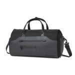 Torba podróżna Wozinsky Premium na garnitur z kieszenią na mokre rzeczy (50 l) - czarna