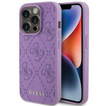 Guess nakładka do iPhone 15 Pro 6,1" GUHCP15LP4EPMU jasnofioletowa HC PU Quilted 4G Classic