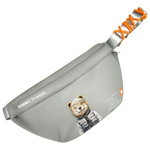 Nimmy Nerka na ramię szary/gray Crossbody Cool&Cute 2.0 Bear