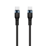 Setty kabel USB-C - USB-C 1m 3A KSC-C-131 czarny