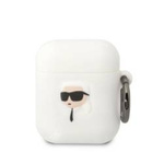 Karl Lagerfeld etui do Airpods 1 / 2 KLA2RUNIKH białe 3D Silicone NFT Karl