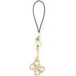 Guess zawieszka GUCPM4GID Phone Strap 4G Glitter Charm