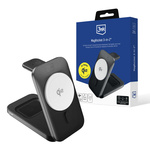 Accessories - 3mk MagRocket 3-in-1 Wireless Charger 15W Qi2 MPP Black