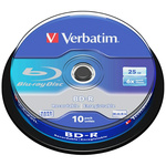 Płyty Blue-ray Verbatim 25GB 6X BD-R SL   10szt biały 43742