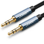 Kabel mini jack 3,5mm UGREEN AV122, AUX, 1m (niebieski)
