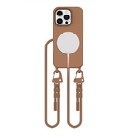 TECH-PROTECT MAGNECKLACE MAGSAFE IPHONE 16 PRO MAX CHOCOLATE BROWN