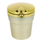 Popielniczka samochodowa CHROM złota