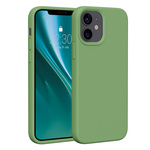 Nakładka Etteri Silicone Case do iPhone 12 / 12 Pro 6,1" jasnozielona