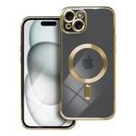 Futerał Electro Mag Cover kompatybilny z MagSafe do IPHONE 15 PLUS złoty