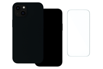 Etui do iPhone 14 czarne + Szkło 