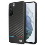 Etui hardcase BMW BMHCS22MPUCARTCBK S22+ S906  black/czarny M Collection Triangles