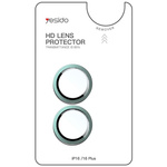 Yesido Lens Protector WB54 iPhone 16 / 16 Plus, LIGHT GREEN / J. ZIELONY