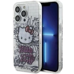 Etui Hello Kitty IML Kitty On Bricks Graffiti na iPhone 13 Pro / 13 - białe