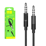 KABEL STEREO DENMEN JACK DO JACK 3,5 CALA CZARNY 1M DX01