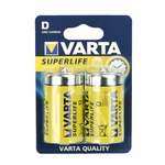 Bateria Cynkowa VARTA R20 (typ D) 2 szt Superlife.