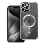 Futerał Electro Mag Cover kompatybilny z MagSafe do IPHONE 15 PRO MAX srebrny
