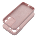 Futerał SILICONE 2mm do IPHONE 15 Pro pudrowy róż