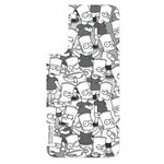 Panel Samsung GP-TOU021HOUJW do etui Frame Cover do Galaxy S22 Simpsons biały/white