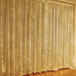 Kurtyna Ledowa (100 lampek LED) 3m x 1m WARM WHITE / CIEPŁY BIAŁY