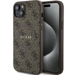 Oryginalne Etui GUESS Hardcase GUHMP14SG4GFRW do iPhone 14 (Kompatybilny z Magsafe / 4G Ring classic logo / brązowy)