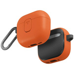 Etui UNIQ Clyde do AirPods 4 Lock Case   pomarańczowy