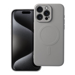 Futerał Silicone Mag Cover kompatybilny z MagSafe do IPHONE 15 PRO MAX tytanowy szary