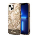 Guess Porcelain Collection - Etui iPhone 14 Plus (ochre)