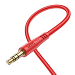HOCO kabel AUX Jack 3,5 mm (męski) do Jack 3,5 mm (męski) UPA24 1 m czerwony