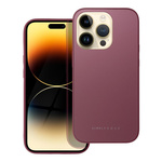 Futerał Roar Matte Glass Case - do iPhone 14 Pro bordowy