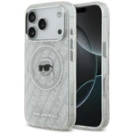 Etui Karl Lagerfeld IML Karl Head Logo MagSafe na iPhone 17 Pro - szare