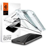 SZKŁO HARTOWANE SPIGEN GLAS.TR ”EZ FIT” FC 2-PACK IPHONE 15 PRO BLACK