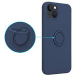 Etui Silicon Ring do Samsung S21 5G niebieski
