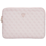 Guess 4G Zipper Pocket Triangle Logo Sleeve - Etui na notebooka 14" (różowy)