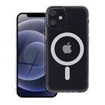Futerał FROST MAG COVER kompatybilny z MagSafe do IPHONE 12 transparentny