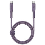 ENERGEA kabel Flow USB-C - USB-C1.5m fioletowy/purple 240W 5A PD Fast Charge